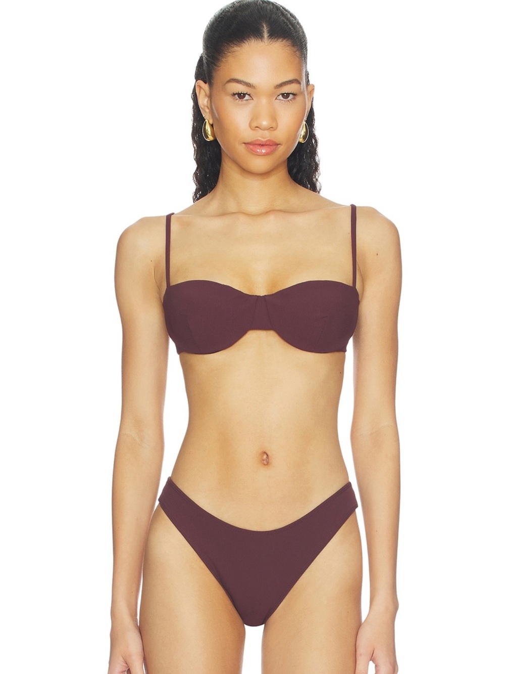 NWT Juillet Ingrid Bikini Top - Amarone Rib - XS